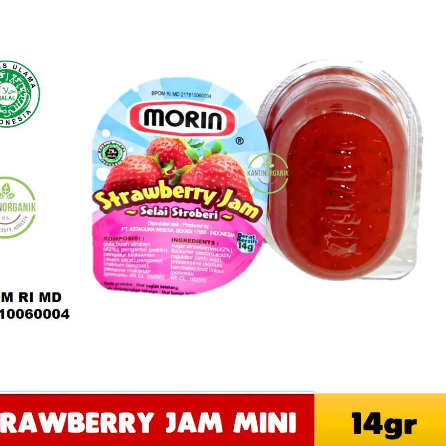 

ど Morin Mini Portion Strawberry | Blueberry | Pineapple Jam 14gr | 5pcs & 10pcs ヹ
