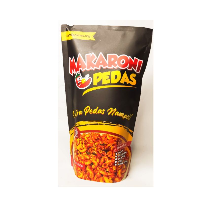 MAKARONI BANTET PEDAS KENCUR DAUN JERUK 500gr