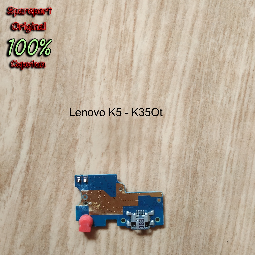 Lenovo K5 - K350t papan konektor cas pcb ui board charger mesin bawah copotan