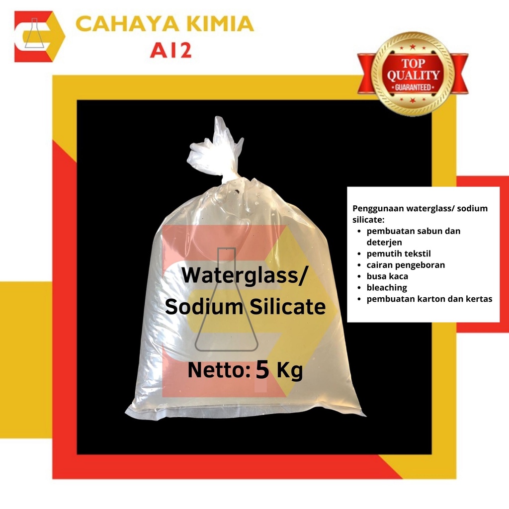 WATER GLASS / SODIUM SILICATE / Silikat – 5Kg