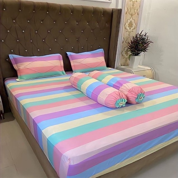 SPREI HOMEMADE 200x200 180x200 160x200 SET SARUNG BANTAL GULING MOTIF AESTHETIC KOTAK HITAM MARBLE BUBBLE GUM PASTEL RAINBOW