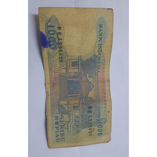 Duit Kuno 1.000 Rupiah Tahun 1987
