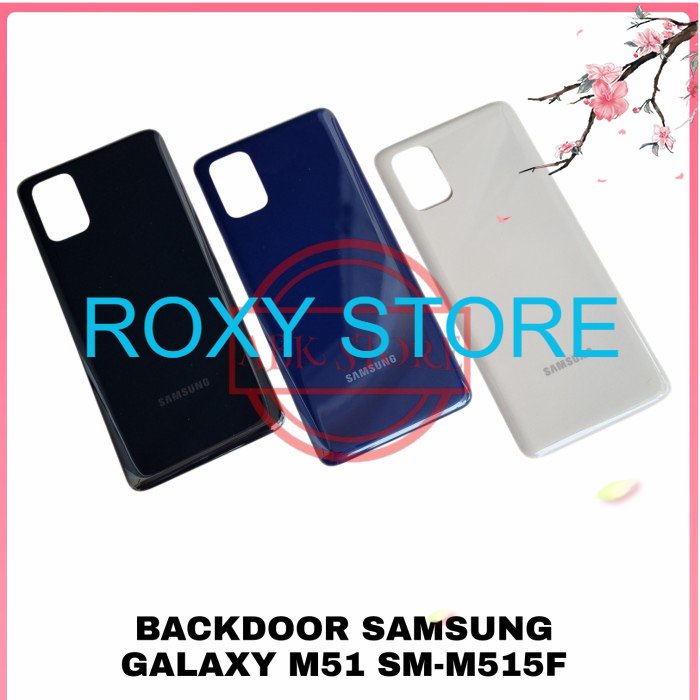 TUTUP BELAKANG BACKDOOR COVER BATERAI BACK CASING SAMSUNG M51 SM-M515F