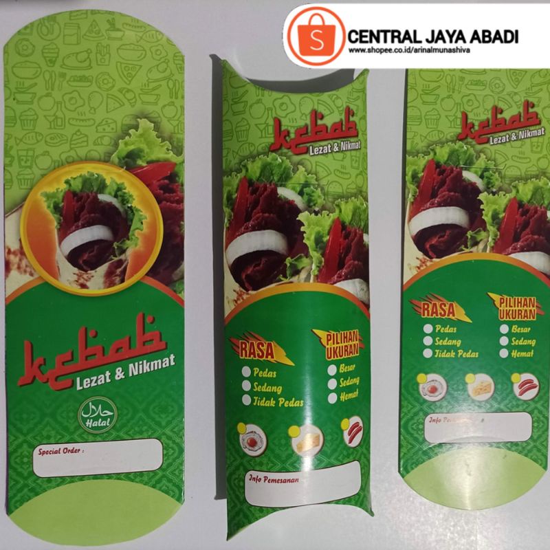 

100 LEMBAR KERTAS KEBAB TARIKAN UKURAN 24 × 9,2 HIGH QUALITY KOTAK DUS KEMASAN KEBAB PRODUK TERBARU SERI Z-17