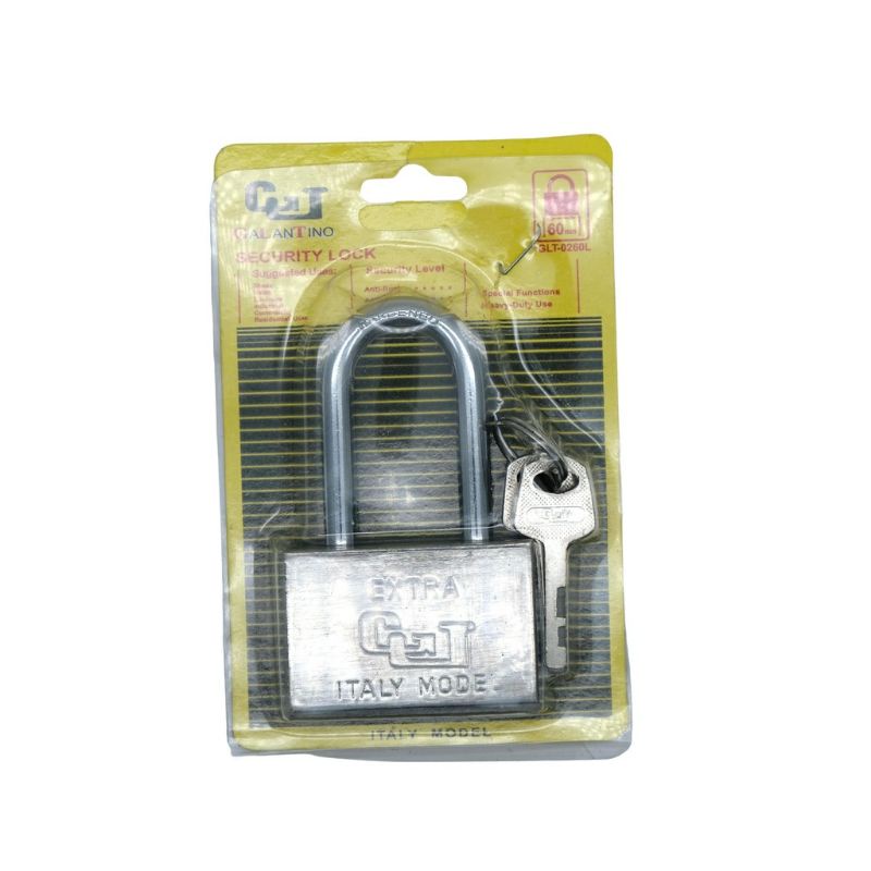 Gembok Nekel Leher Panjang Galantini 30 40 50 60 mm Rumah Industri Padlock