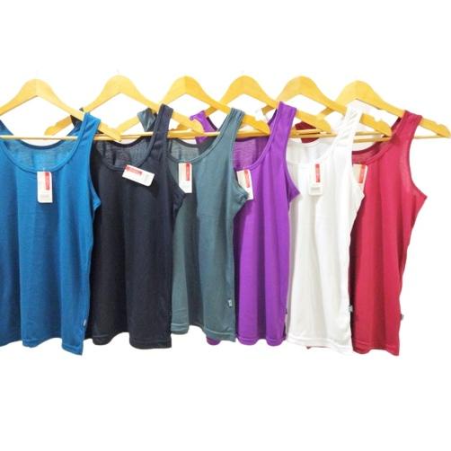 し (L XL XXL) JUMBO TANK TOP WANITA TALI BESAR DAN KECIL/ SINGLET KAOS DALAM WANITA DEWASA IMPORT EXX