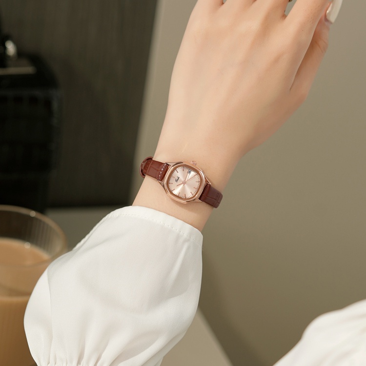 Jam tangan wanita GEDI ARIEL MINI tali kulit tahan karat korea tahan air best seller 2022