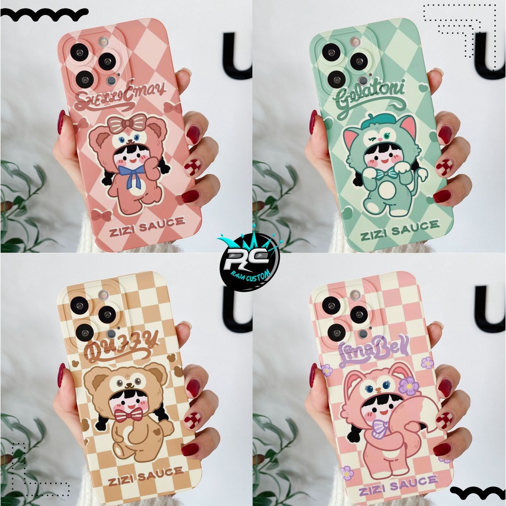 CUSTOM CASE SOFTCASE SILIKON PROCAMERA DUFFY & FRIEND CUSTOM OPPO REALME VIVO XIAOMI SAMSUNG INFINIX