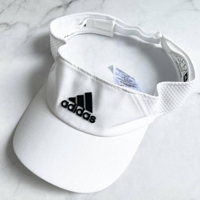 TOPI ADIDAS VISOR WHITE 100% ORIGINAL