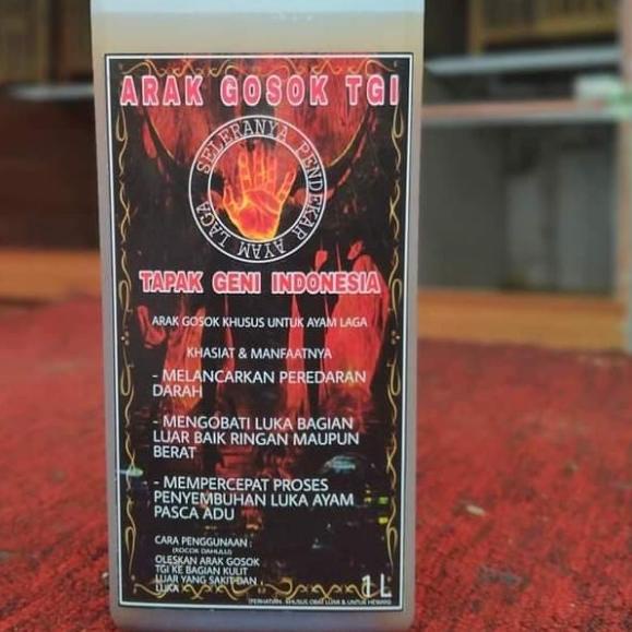 Arak Gosok TGI khusus ayam adu