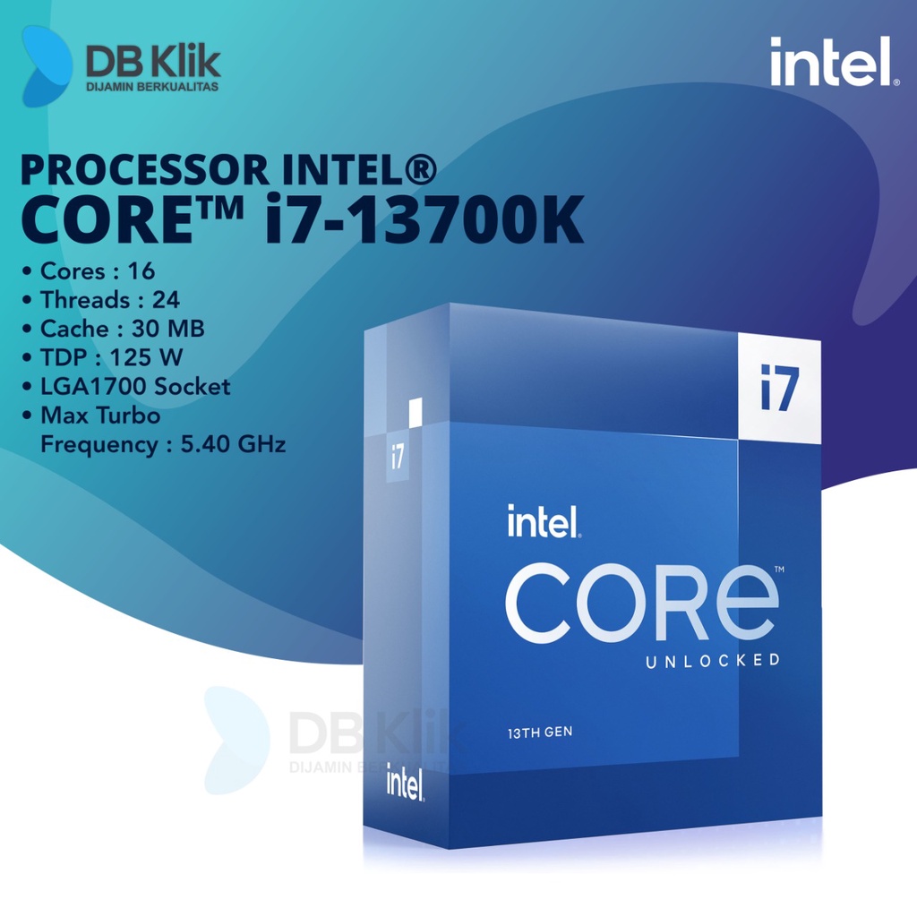 Processor Intel Core I7-13700K Box 5.4GHz LGA1700 - Intel I7 13700K