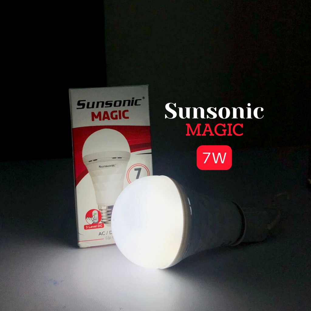 Sunsonic Magic Emergency Rechargeable Lamp 7W / 9W / 12W / 18W Lampu Emergency Otomatis