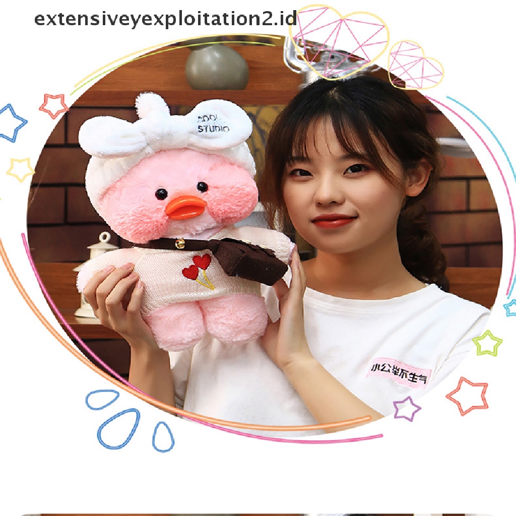 Mainan Bantal Boneka LaLafanfan Bahan Plush Ukuran 30cm Untuk Hadiah Anak