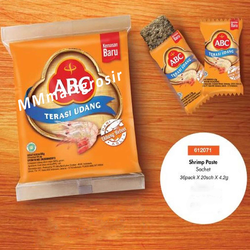 ABC / Terasi Udang / Terasi Udang Rebon Asli /  20 Sachet 84g