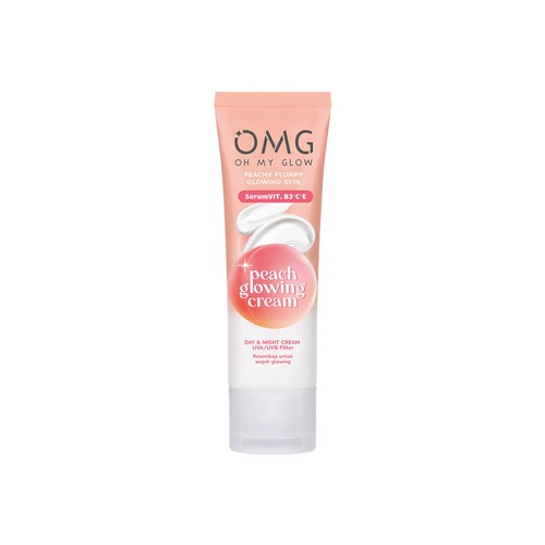 Qeila - OMG Oh My Glow PEACH GLOWING / TONER 100 gr / FACE WASH 50 gr / CREAM 7,5 gr