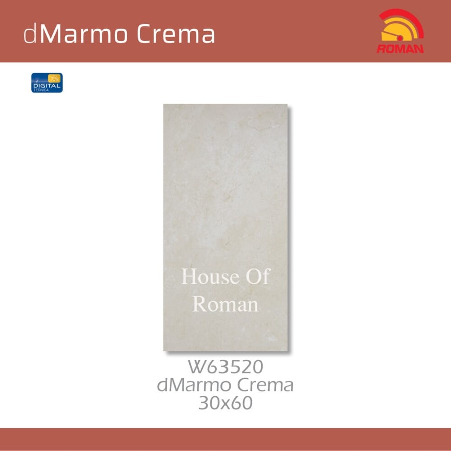 ROMAN KERAMIK DMARMO CREMA 30X60 W63520 (ROMAN HOUSE OF ROMAN)