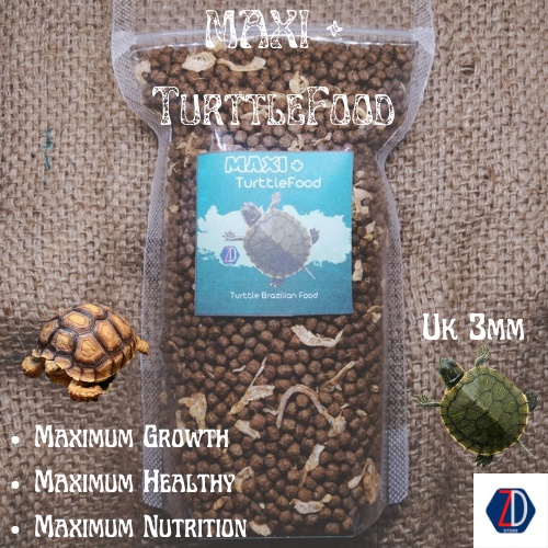 Maxi+ Makanan KuraKura Brazil Sulcata Reptil