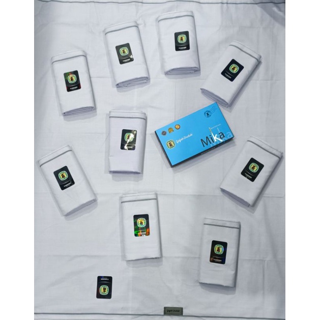 Sarung Gajah Duduk mika Putih Polos/ Asia putih tumpal || Original Gajah Duduk