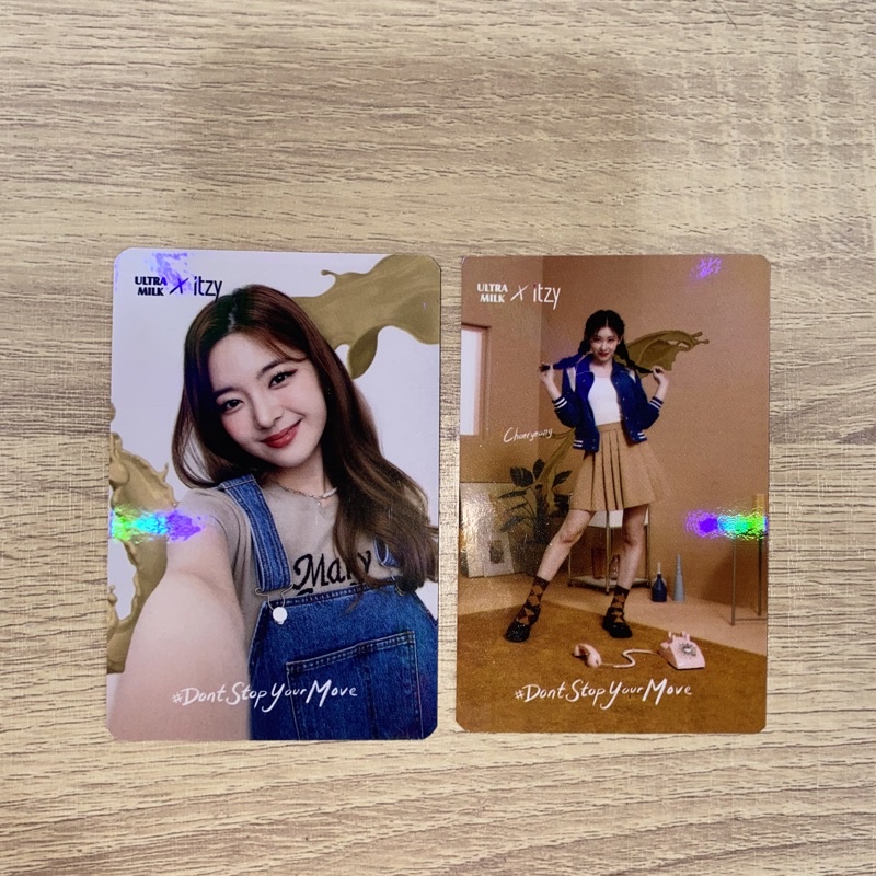 Photocard Itzy x Ultra Milk Lia Chaeryeong