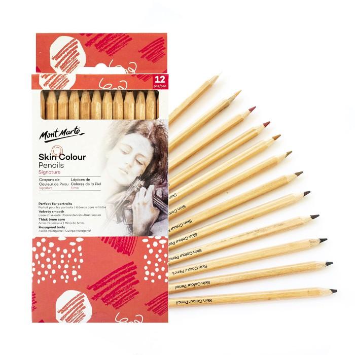 

Pensil Warna Skin Colour Pencils Signature 12 Colour Mont Marte Best Seller