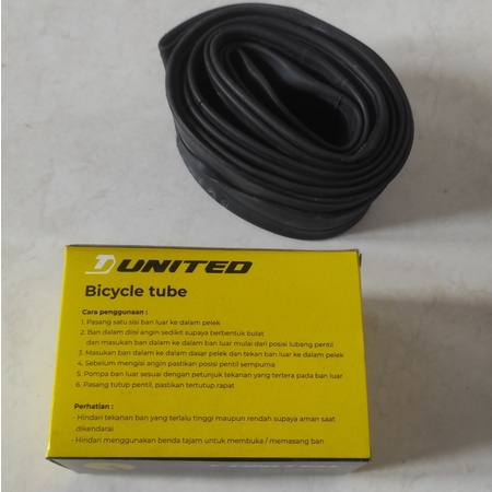 Ban dalam 26 x 1.75 / 1.90 / 1.95 / 2.125 AV ban united sepeda mtb dop motor