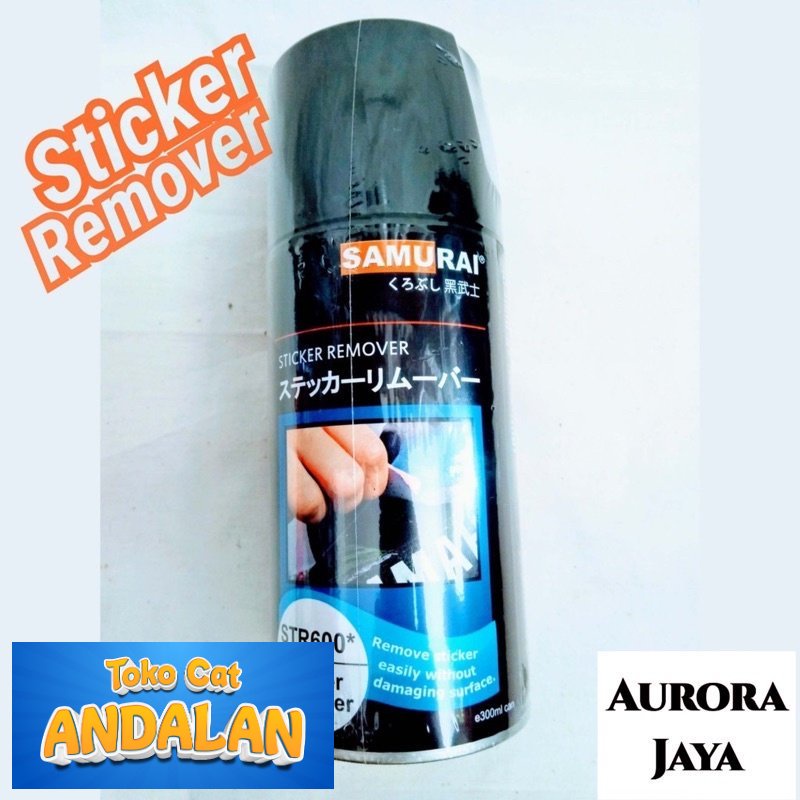 

Toko Cat Andalan - Pilox Samurai Sticker Remover STR600 Penghapus Stiker Penghilang Pembersih Mengelupas 300ml Toko Cat Andalan Motor dan Mobil