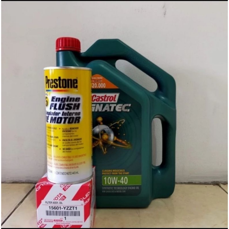 Paketan Oli Mesin Merk Castrol 10W-40 Bisa buat mobil Avanza , Xenia , Rush , Terios , gran max , Lu