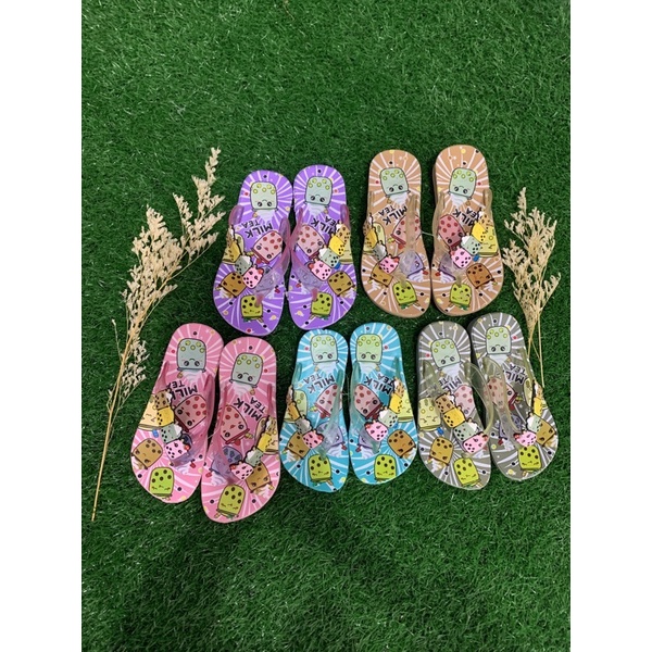 Dulux 393D sendal jepit jely anak perempuan boneka boba