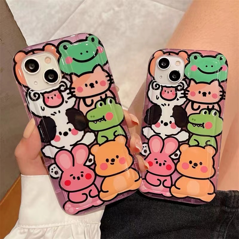 Soft Case Silikon TPU Transparan Motif Kucing Untuk IPhone 14 12 13 11 Pro XS Max XR X 8 7 6S Plus