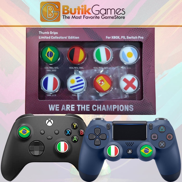 Thumb Grip Grips PS3 PS4 PS5 XBOX Nintendo Switch FIFA World Cup Edition