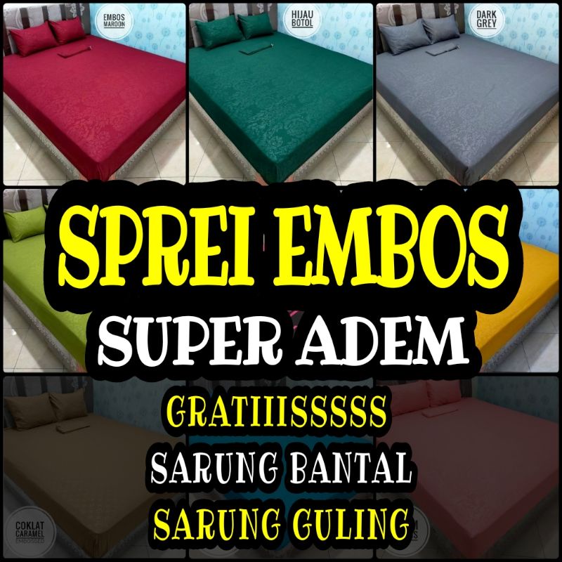 SPREI EMBOS Sprei Polos Sprei EMBOS