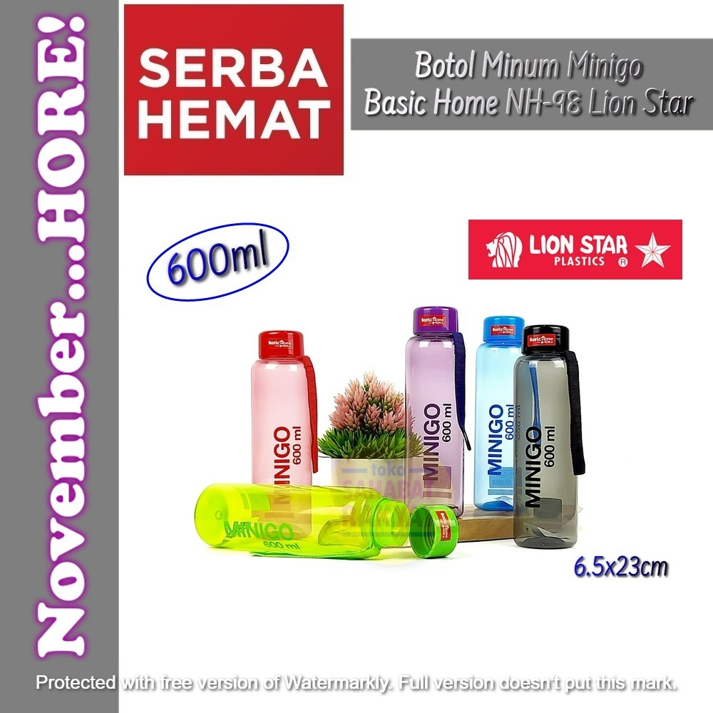 Botol Sport Minigo Lion Star NH-98 600ml