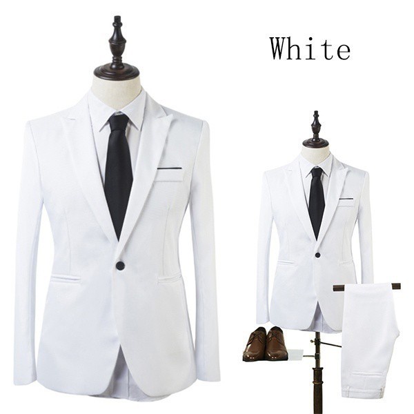 SETELAN 2in1 Jas Blazer Nikahan Jas Formal Set Jas Pria Slimfit