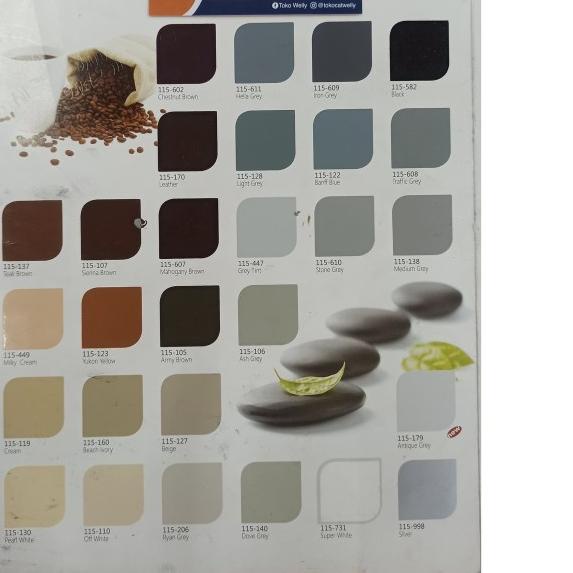 FTALIT GLOSS / CAT KAYU BESI HITAM & PUTIH 1 KG