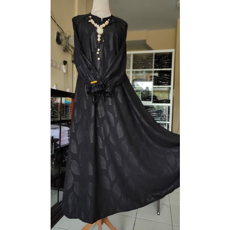 ABAYA REYNA EMBOS WOLFIS/JETBLACK, PROMO ABAYA HITAM TEMBORO