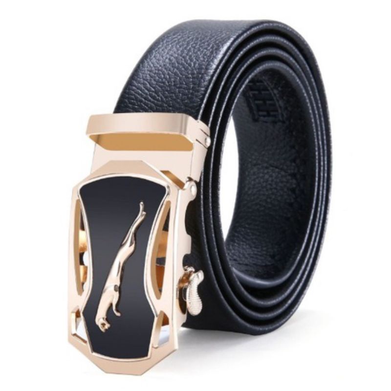 ikat Pinggang Kulit Gesper Sabuk Pria Model Rell Otomatis Ment Belt Import