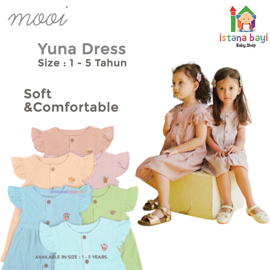 Mooi Yuna Dress  / Dress Baby - Dress anak Murah