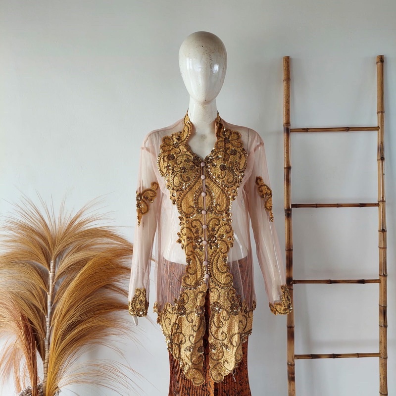 kebaya moka bordir payet