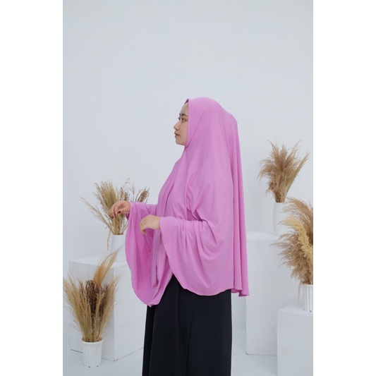 Jilbab Super Jumbo Non Pet Jersey Super