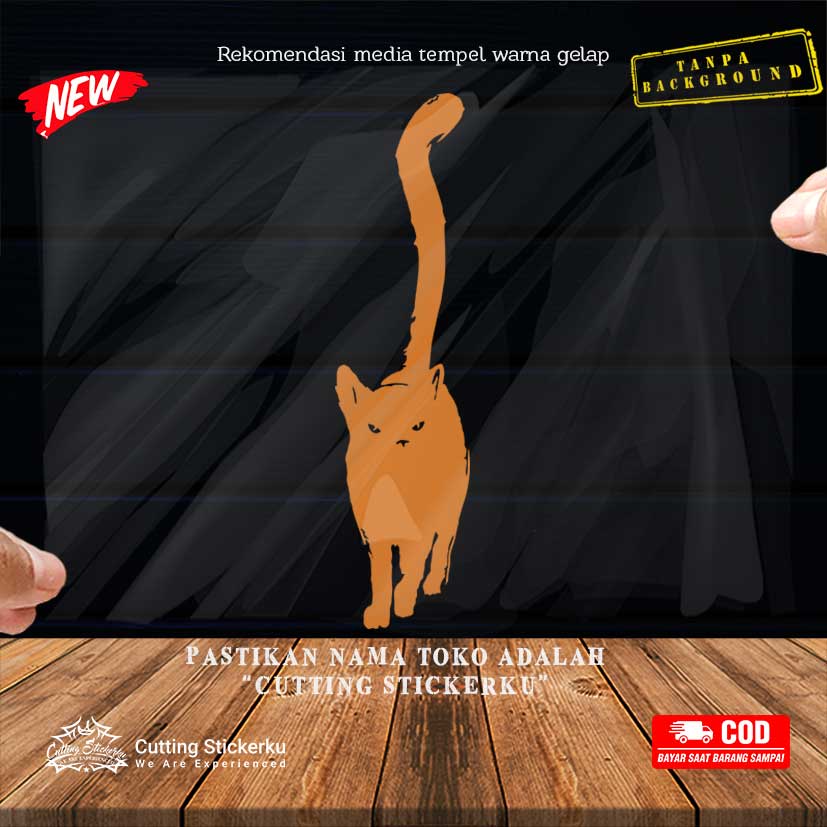 Cutting Stiker Lucky Cat Variasi Motor Mobil Sticker Timbul Keren Nyala Dasbor Spakbor Visor Body Kaca Helm Laptop Hologram Reflective Tahan Air Bodi Samping Nama Scoopy Vario Beat NMAX PCX Vespa Aesthetic Pickup Anime Windshield Kustom Modif Koceng Oren
