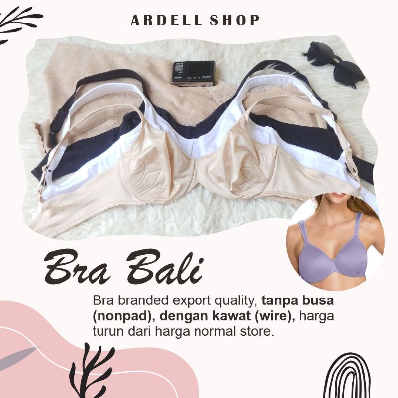 CB BRA WANITA KAWAT TANPA BUSA BALI POLOS 3353 EDP 42D NONPAD