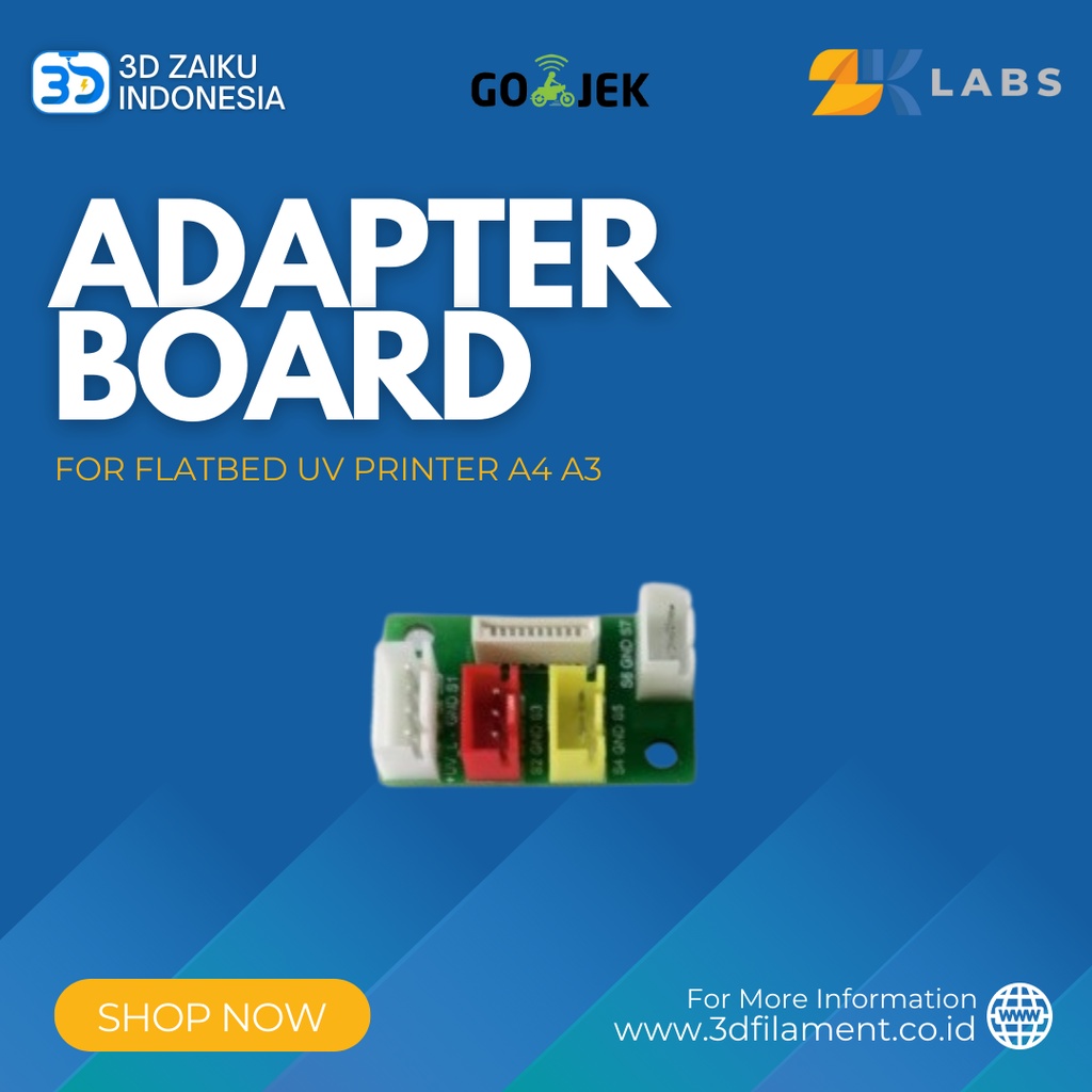 ZKLabs Adapter Board for Flatbed UV Printer A4 A3