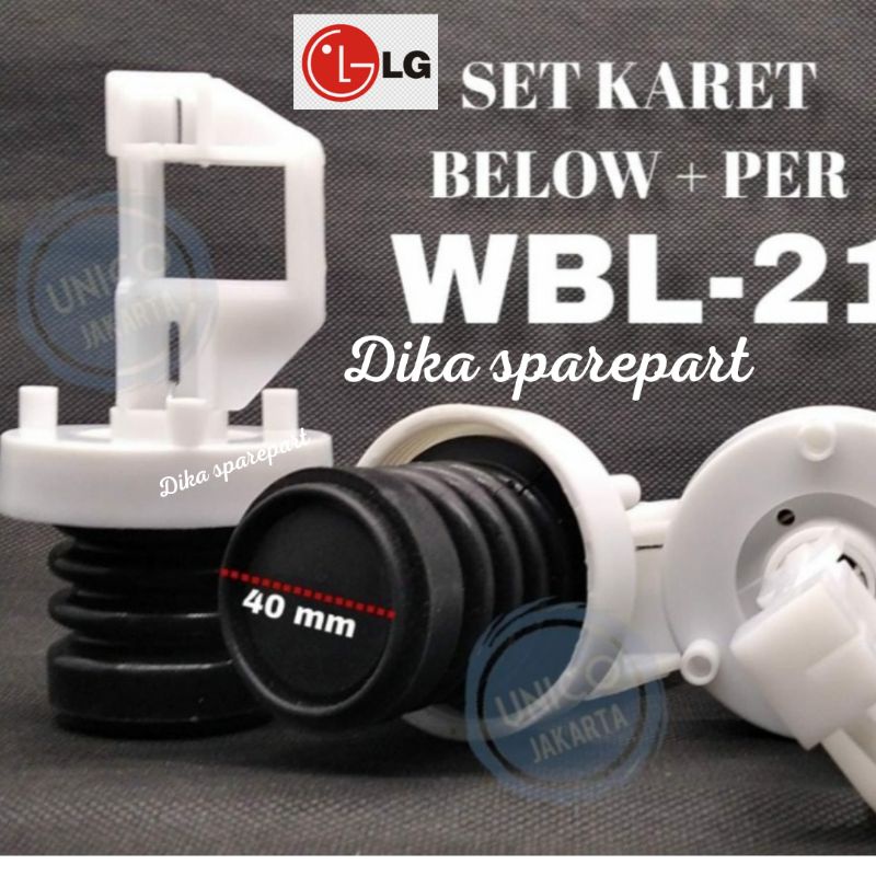 karet seal pembuangan air mc satu tabung Lg