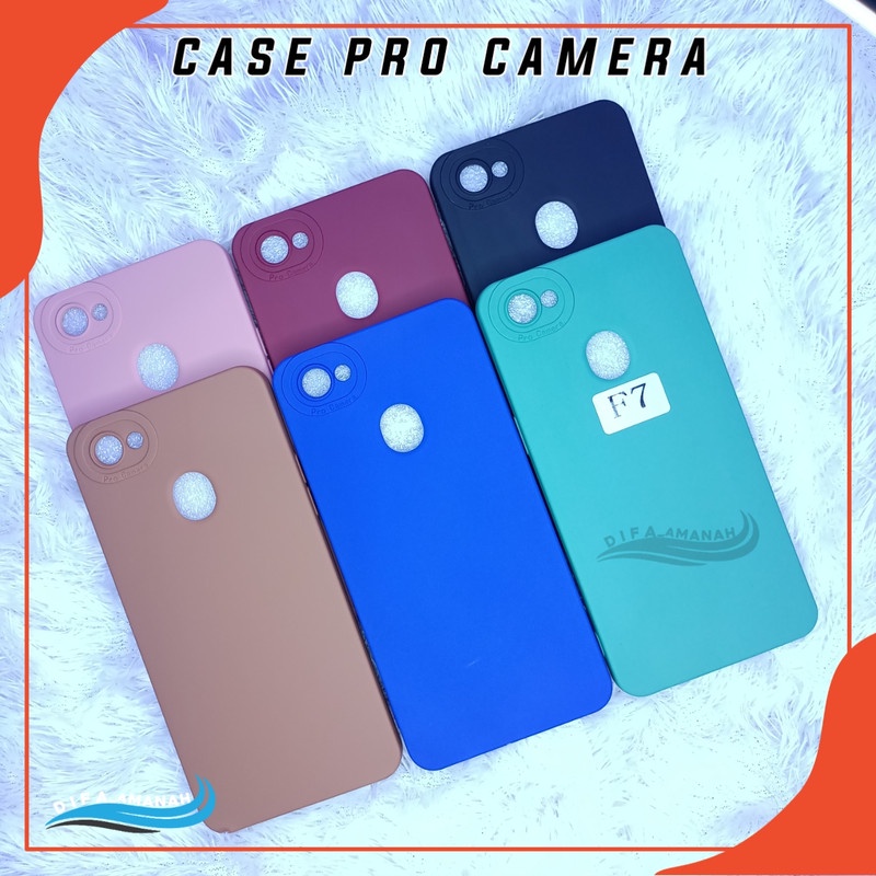 OPPO F7 Softcase case pro camera macaron bahan tebal di jammin sesui foto master soft case pro camera