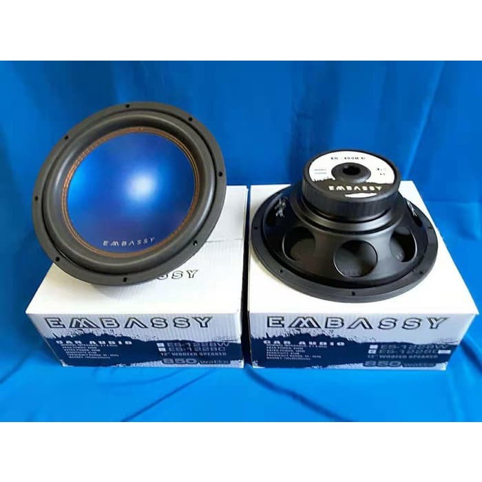 SUBWOOFER EMBASSY 1228 C 12 INCH DOUBLE COIL Murah