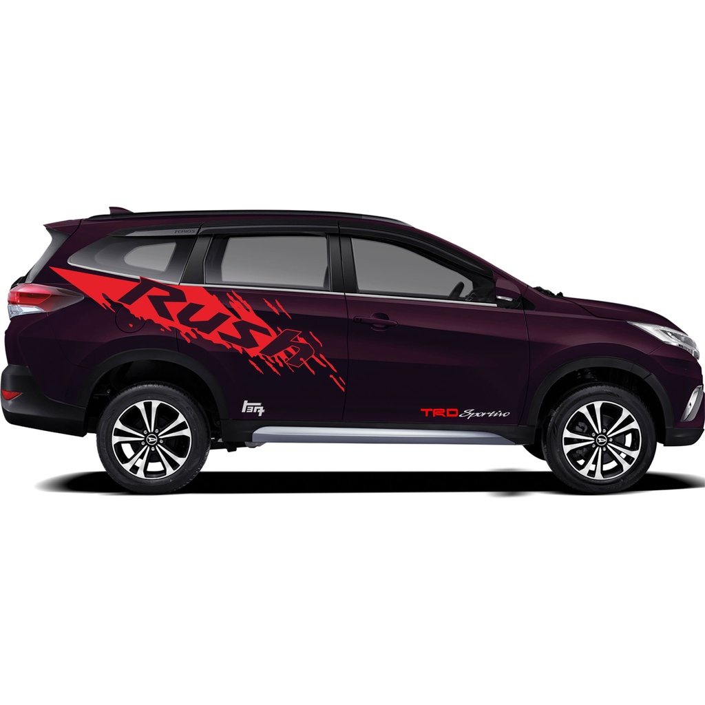 cutting sticker polet LIS mobil all new rush