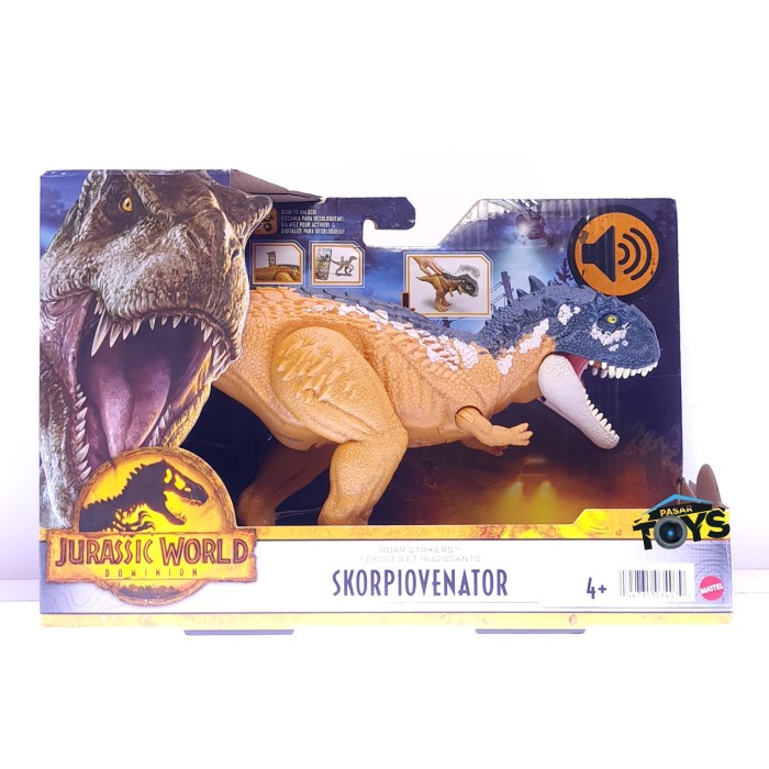 Jurassic World Dominion Roar Strikers Skorpiovenator Dinosaur Figure