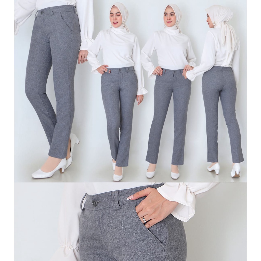 Celana Panjang Wanita/Celana Bahan Wanita/Celana Kerja/SALSA_SR