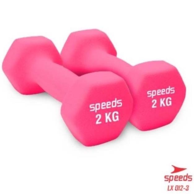 Dumbel Barbel Vinly Speeds 2 Kg Original