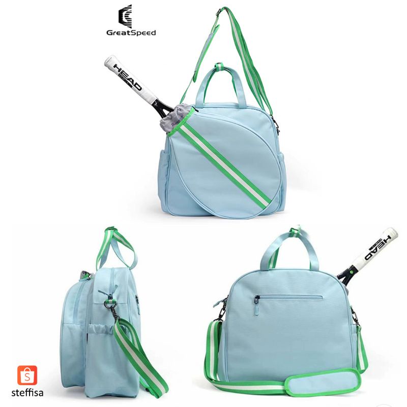 TAS RAKET GREATSPEED | olahraga bulu tangkis badminton tenis tennis shoulder sports bag handbag stylish minimalist casual original asli baru new impor premium